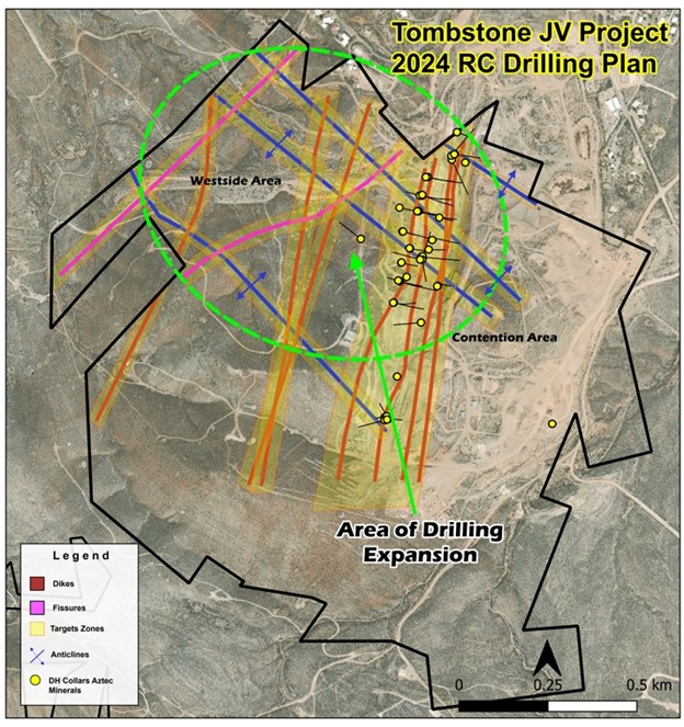 Tombstone JV 2024 RC Drilling Plan